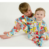Comic Hero Bamboo Convertible Footie