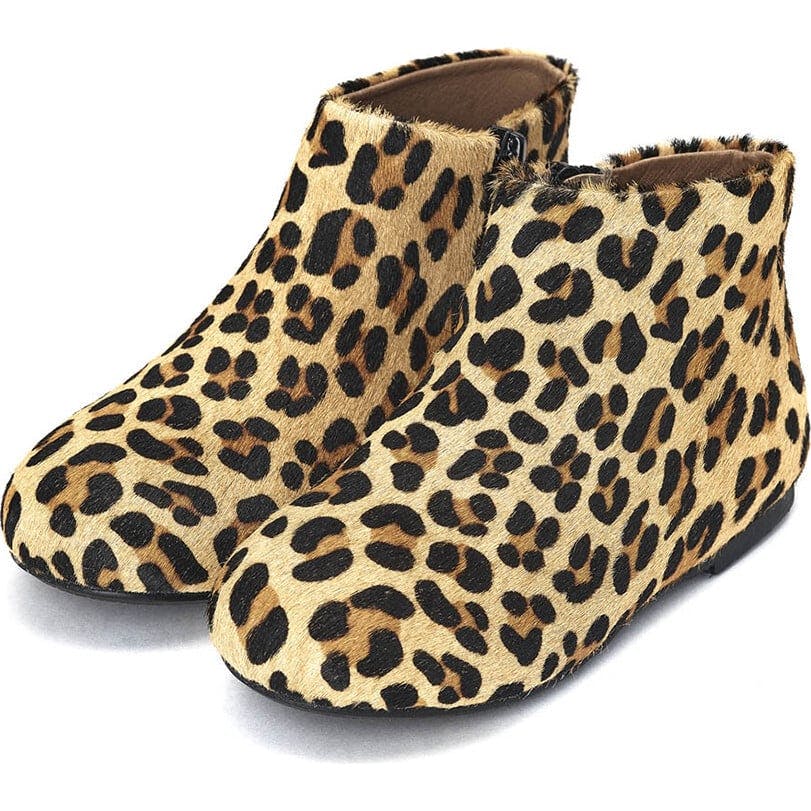 Chiara Leather Zipped Ankle Boots