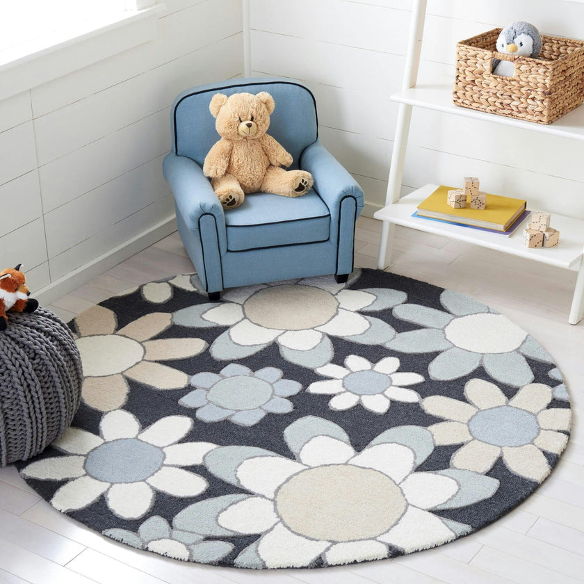 Kids Adriana Rug, Grey