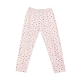 Pink Floral Cotton Pajama Set