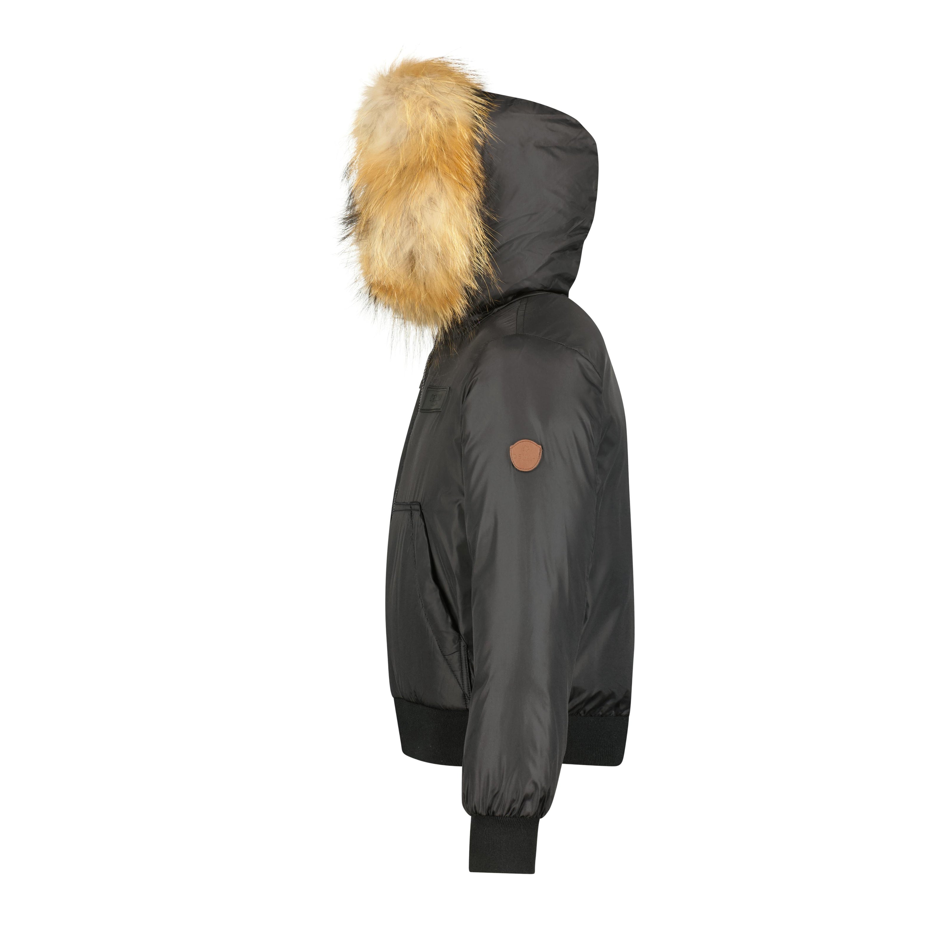 Boys Kangaroo Bomber - Black