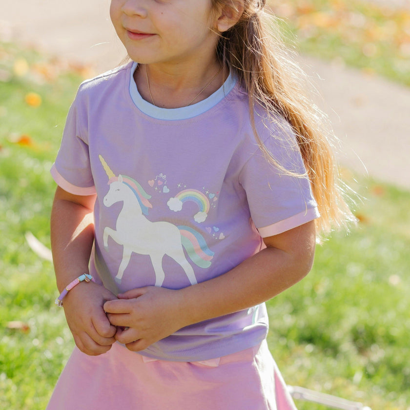 Rainbow Unicorn T-Shirt (Girls)