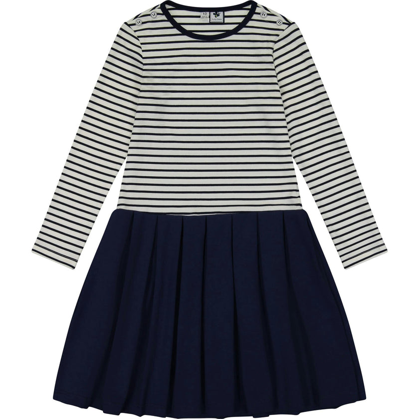 Francesca Dropwaist Dress, Stripes
