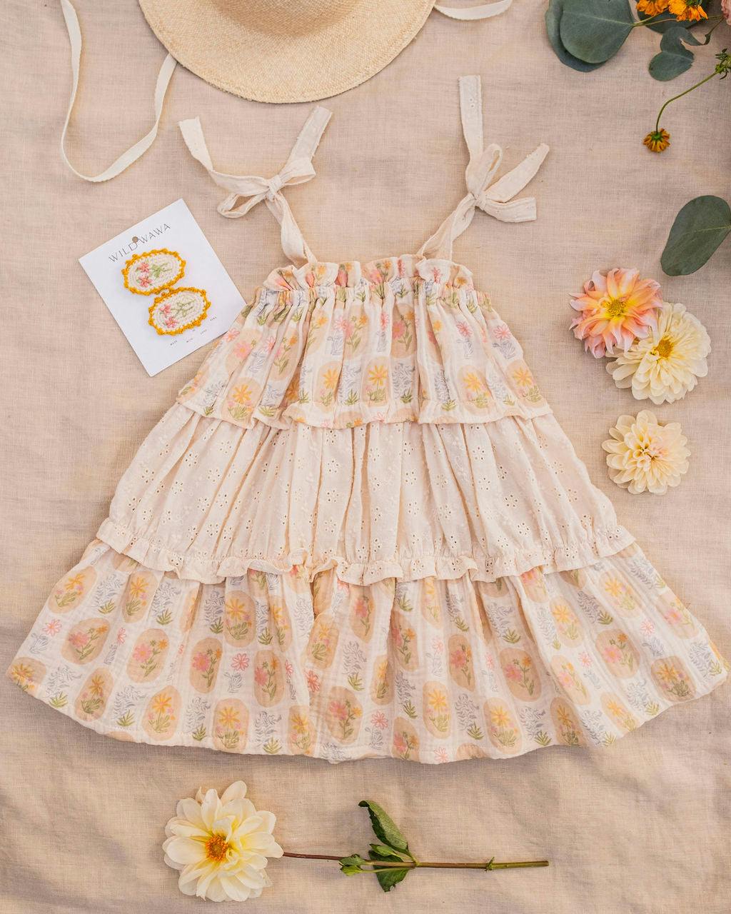 Amber Dress in Early Blooms
