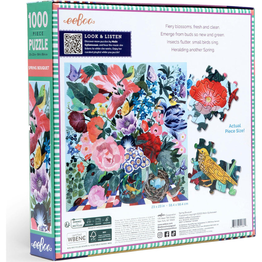 Piece&Love: Spring Bouquet - 1000 pc Puzzle