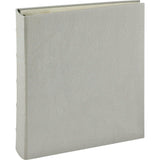 Large Clear Pocket Pebble Grain Leather Photo Album