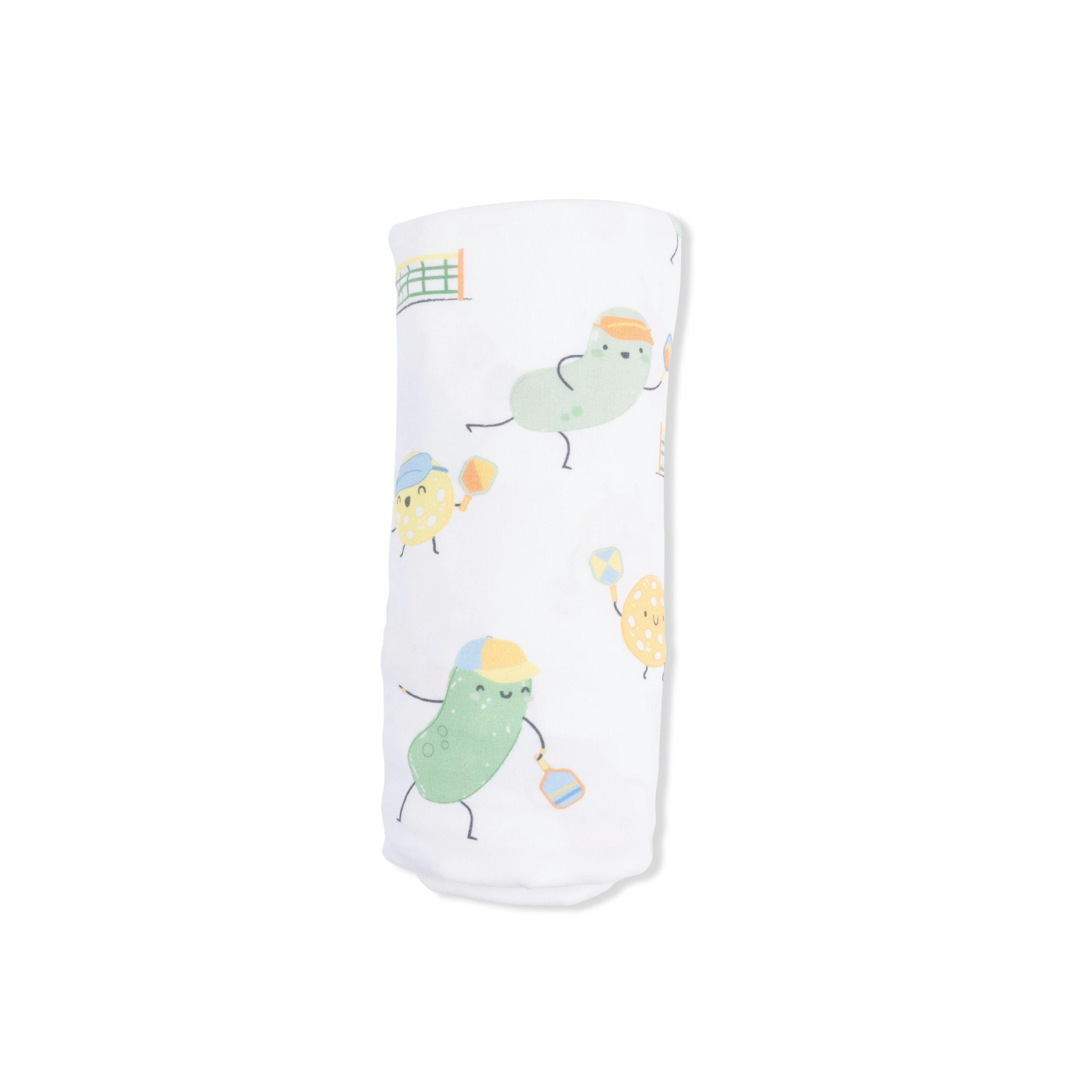 Pickles Playing Pickleball - Swaddle Blanket