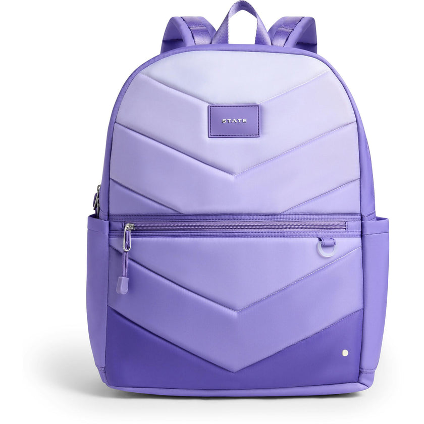 Kane Backpack, Purple Chevron