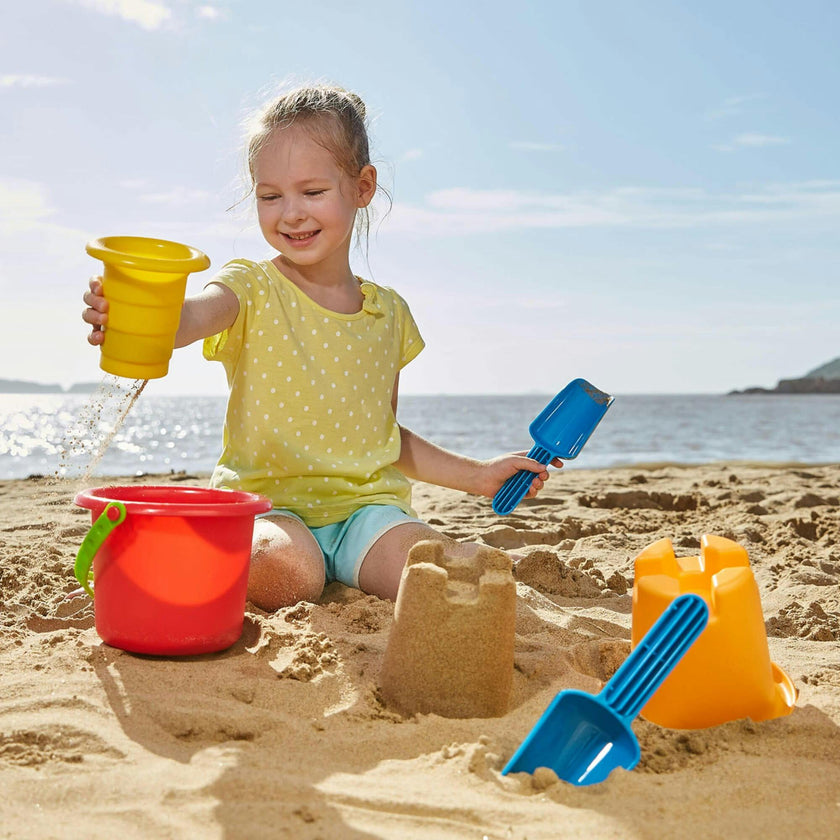 5-In-1 Beach Set W/ Buckets & Shovels