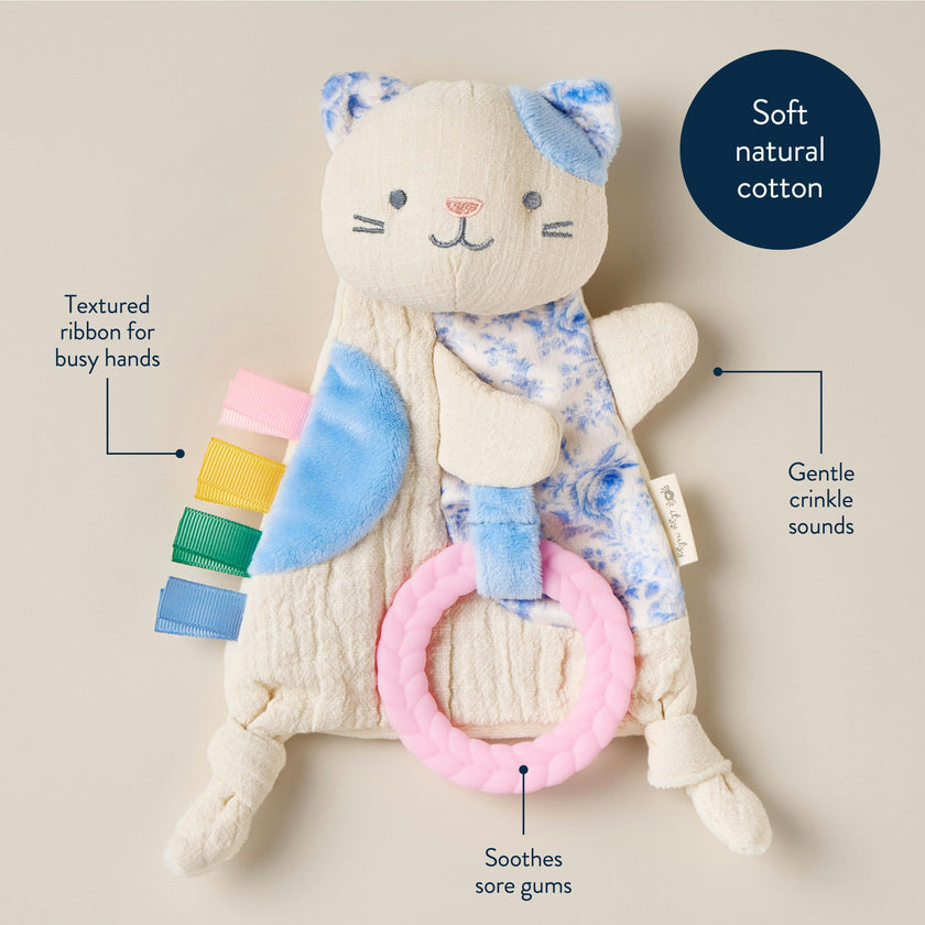 Bitzy Crinkle™ Sensory Crinkle Toy with Teether