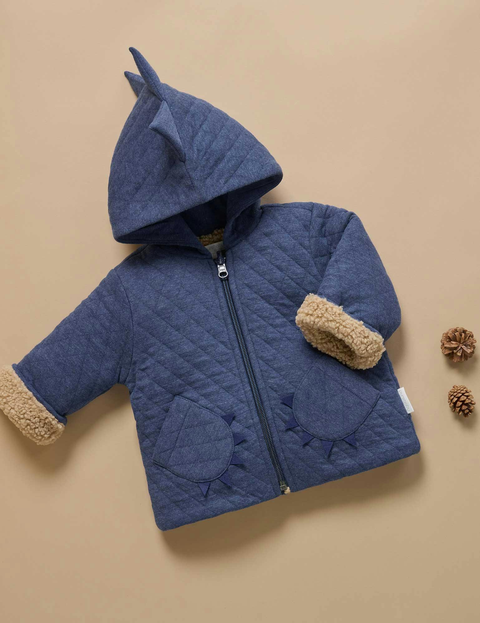 Quilted Dragon Jacket Midnight Melange