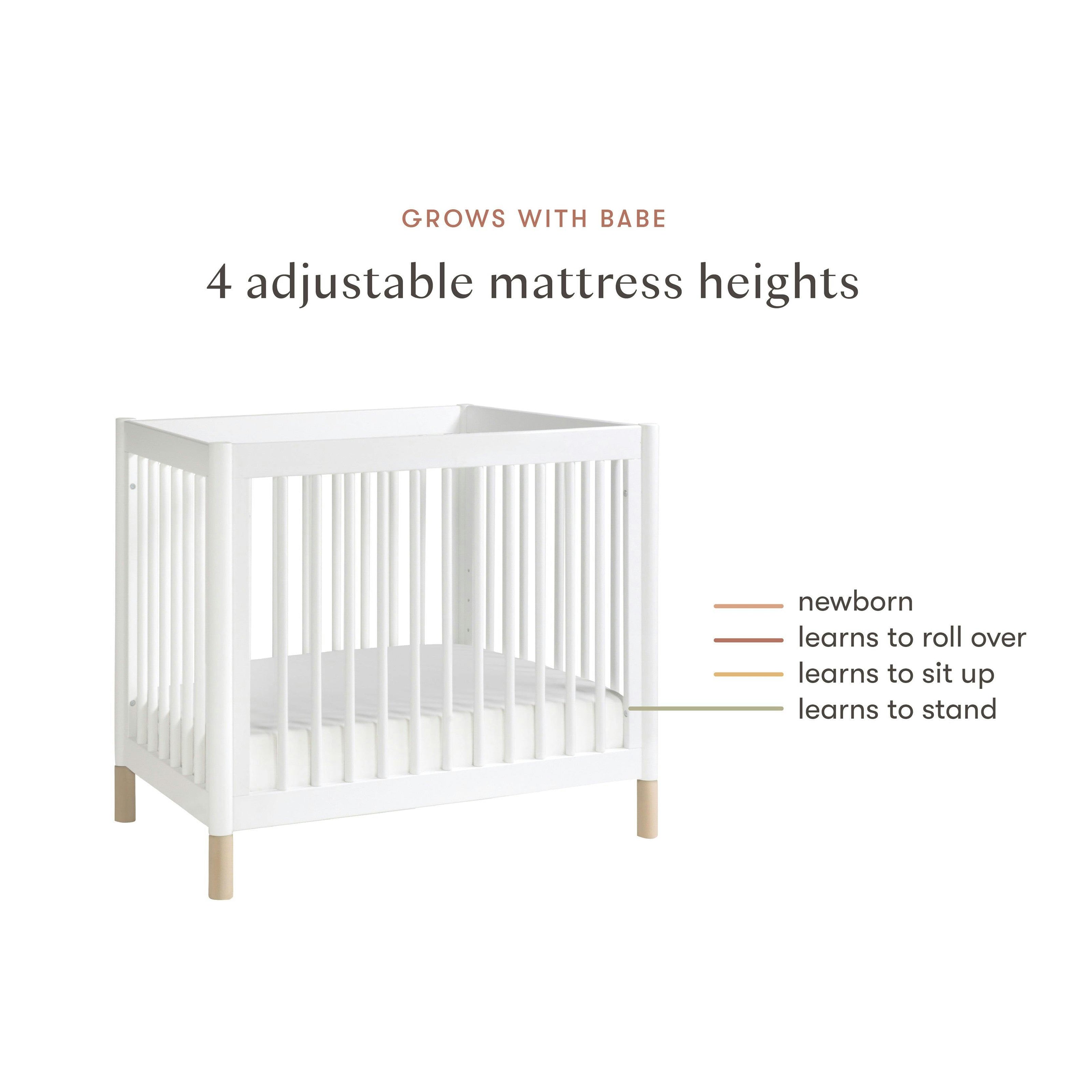 Babyletto Gelato 4-in-1 Convertible Mini Crib
