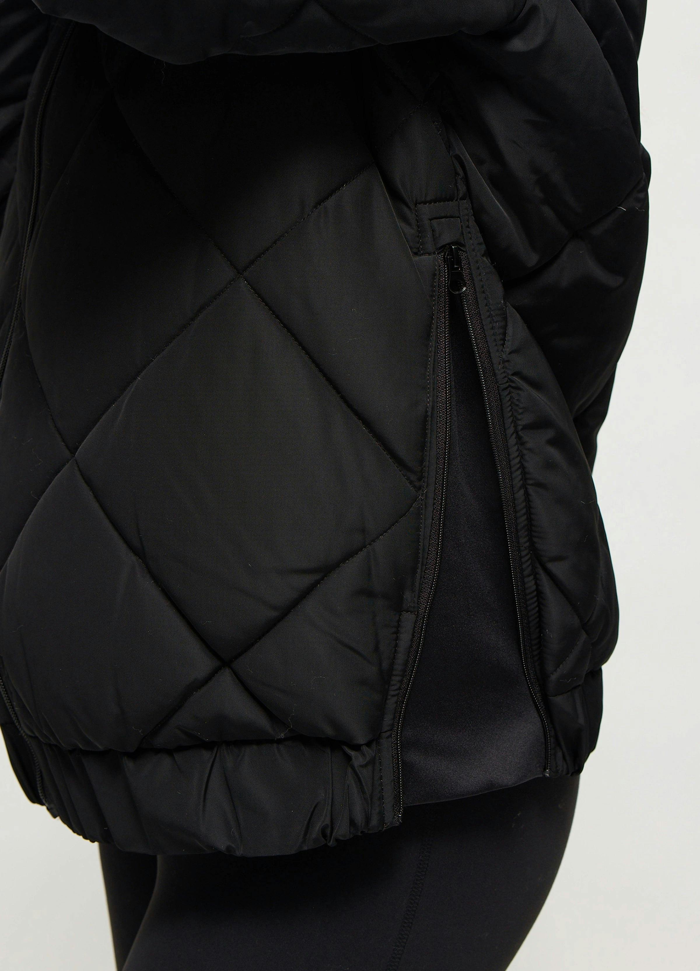 Expandable Raglan Sleeve Maternity Puffer Jacket