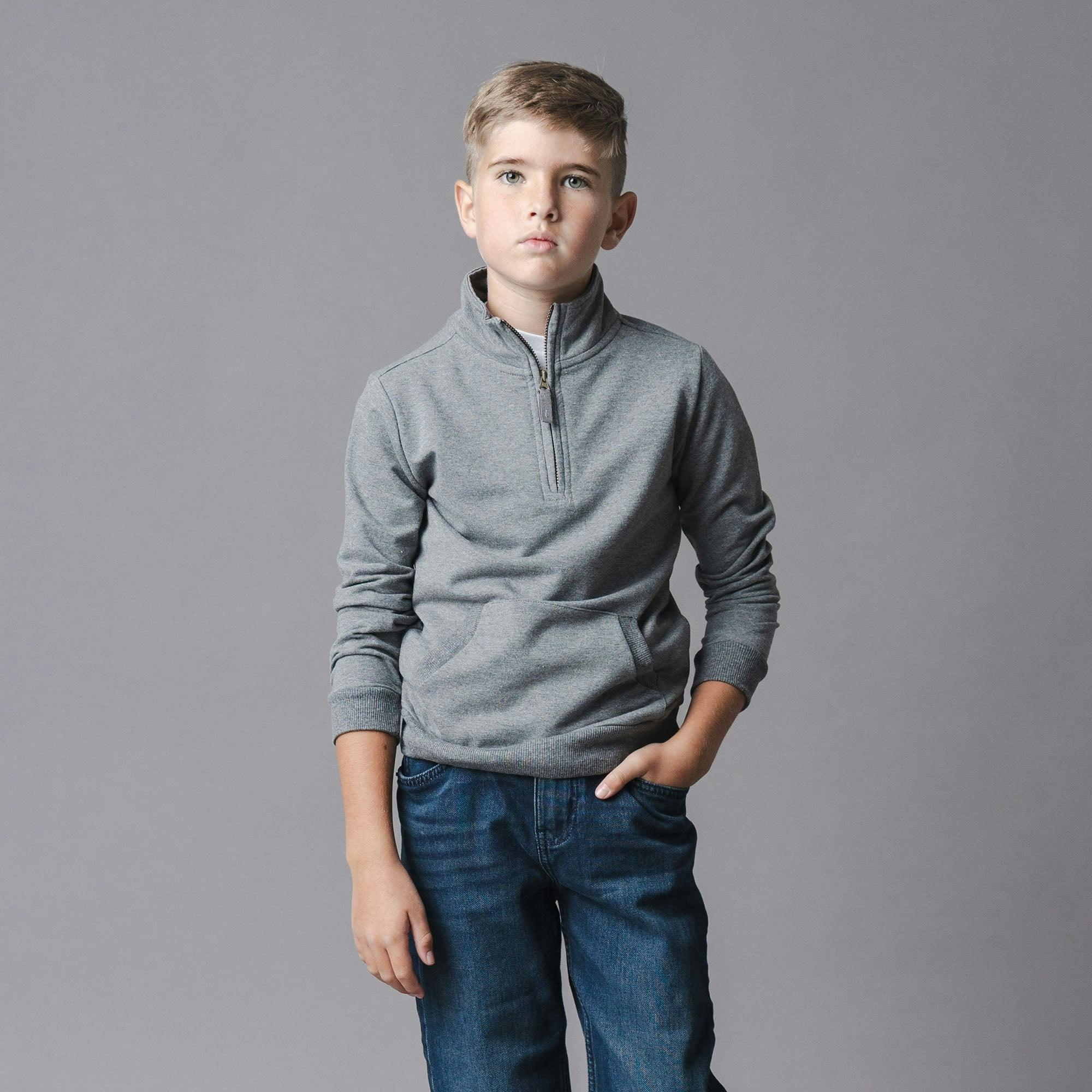 Organic French Terry Half-Zip