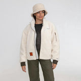 BOMBERS ORIGINAL Cleveland Fleece Jacket - Creme
