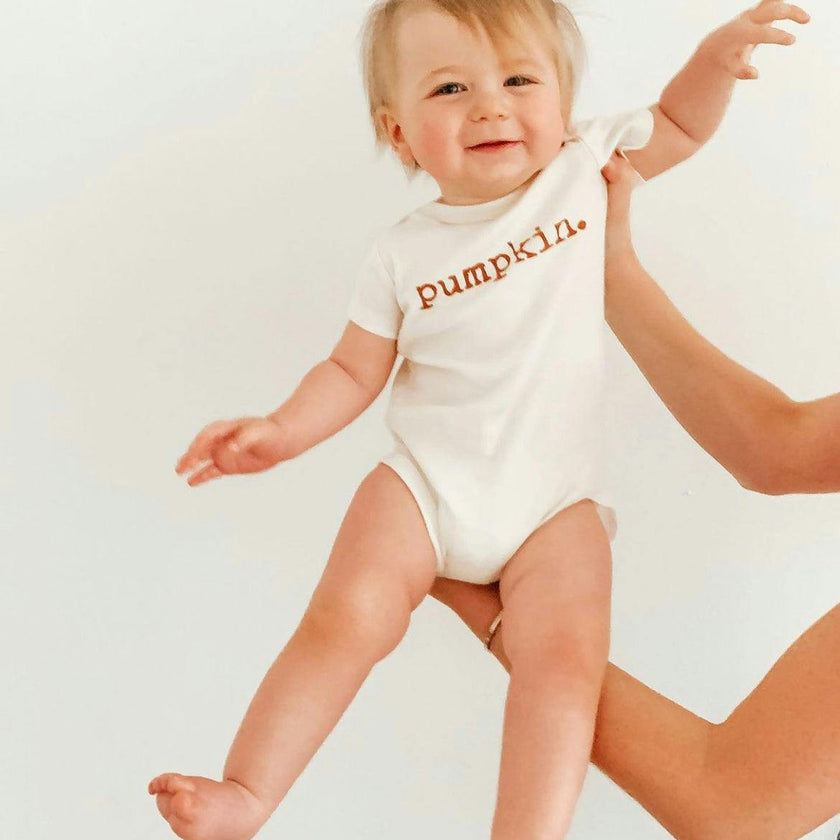 Pumpkin Organic Baby Bodysuit
