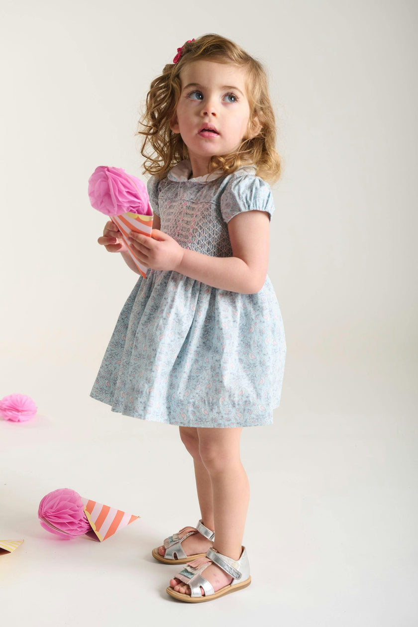 Hand-Smocked Baby Dress - Aderyn