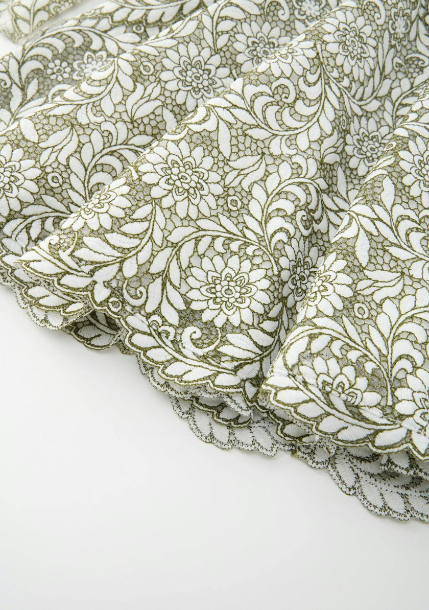 Primrose Embroidery Mini Dress
