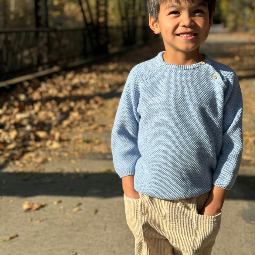 ROAN Pale Blue Sweater
