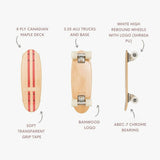 Banwood Kids Skateboard — Red