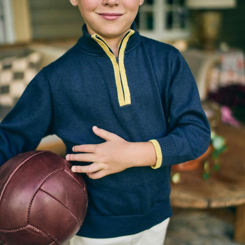 Griffin Sweater in Collegiate Navy