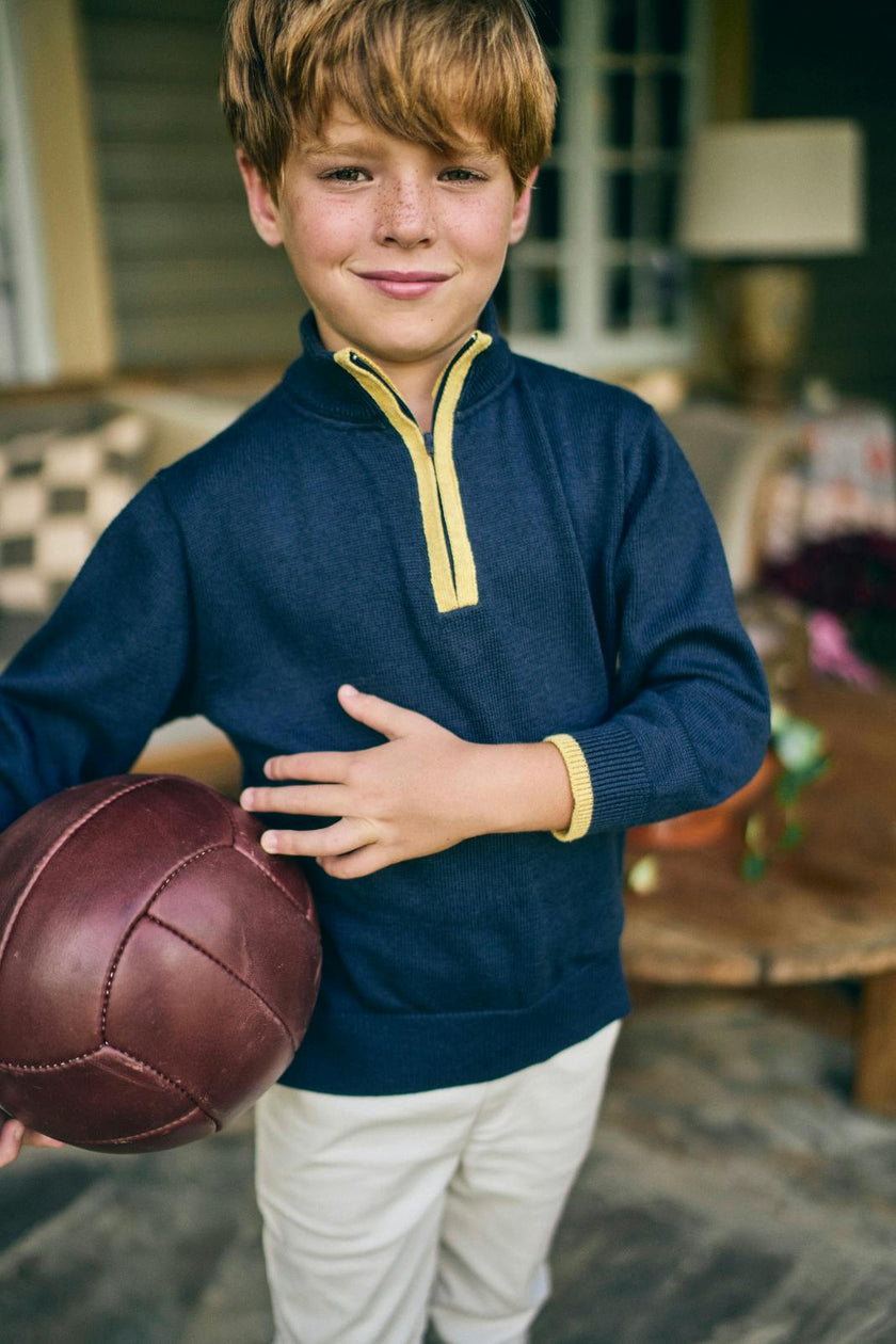 Griffin Sweater in Collegiate Navy