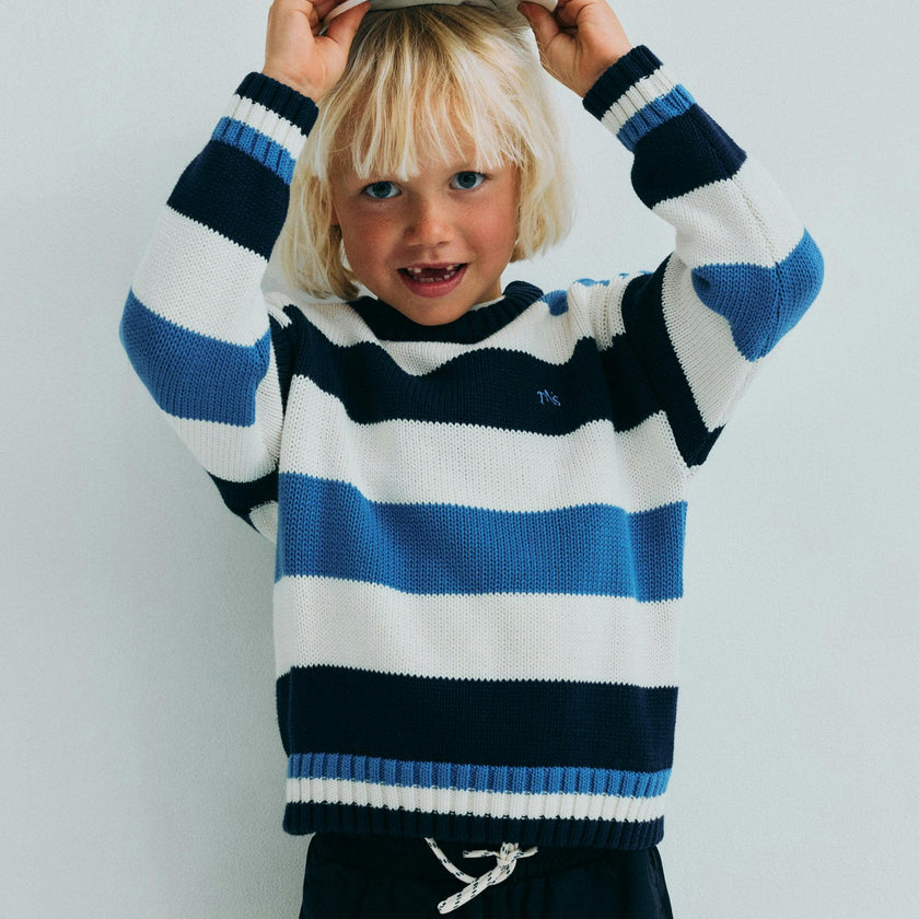 Celosia Jumper Summer Midnight Stripes