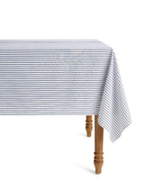 Signature Navy French Ticking Table Linen