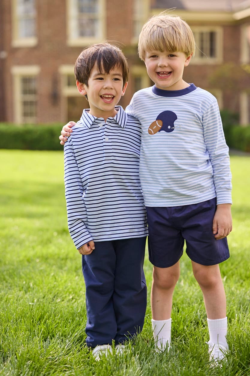 Long Sleeve Polo - Winslow Stripe