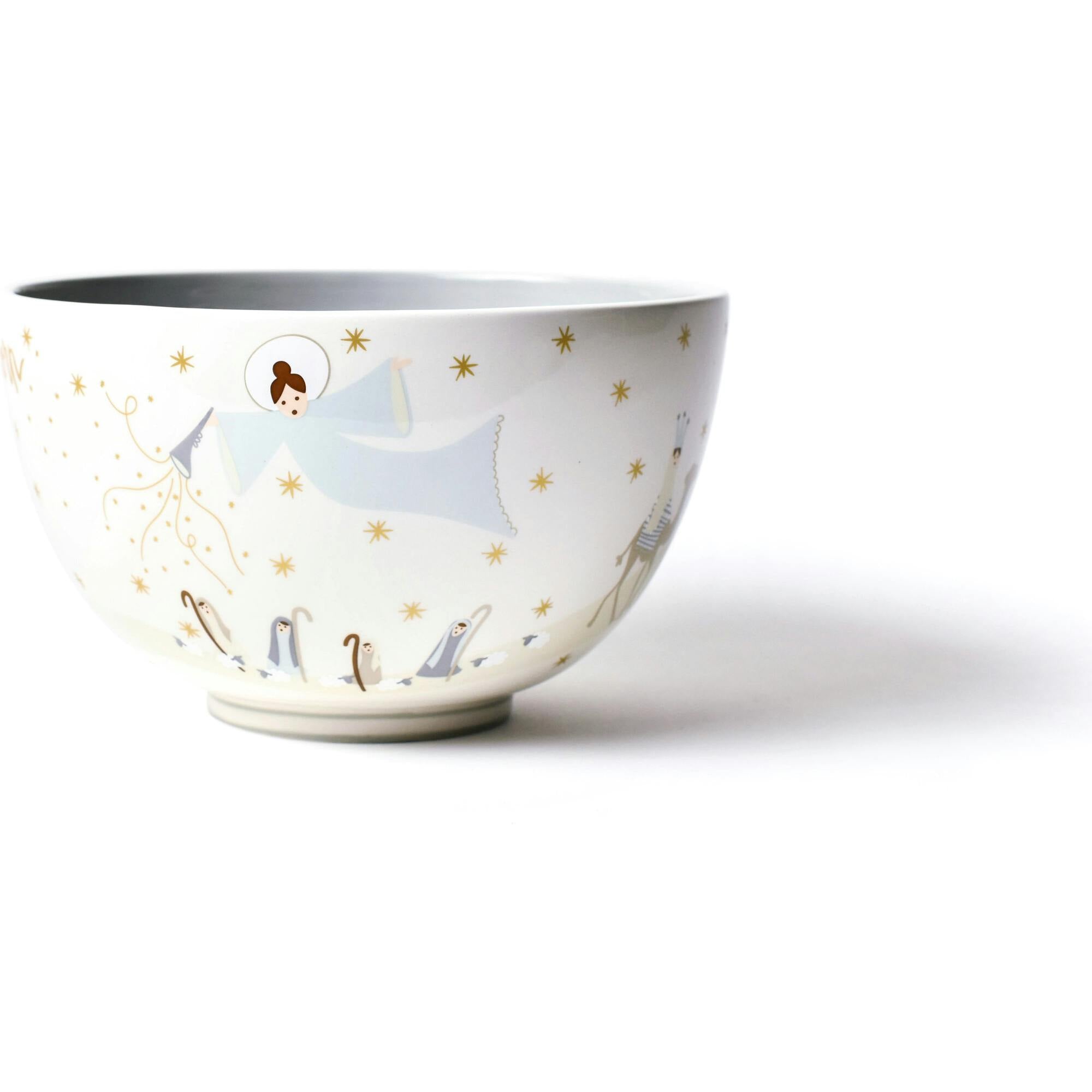Neutral Nativity Footed Bowl