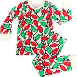 Organic Kids Pajamas - Holiday Lights