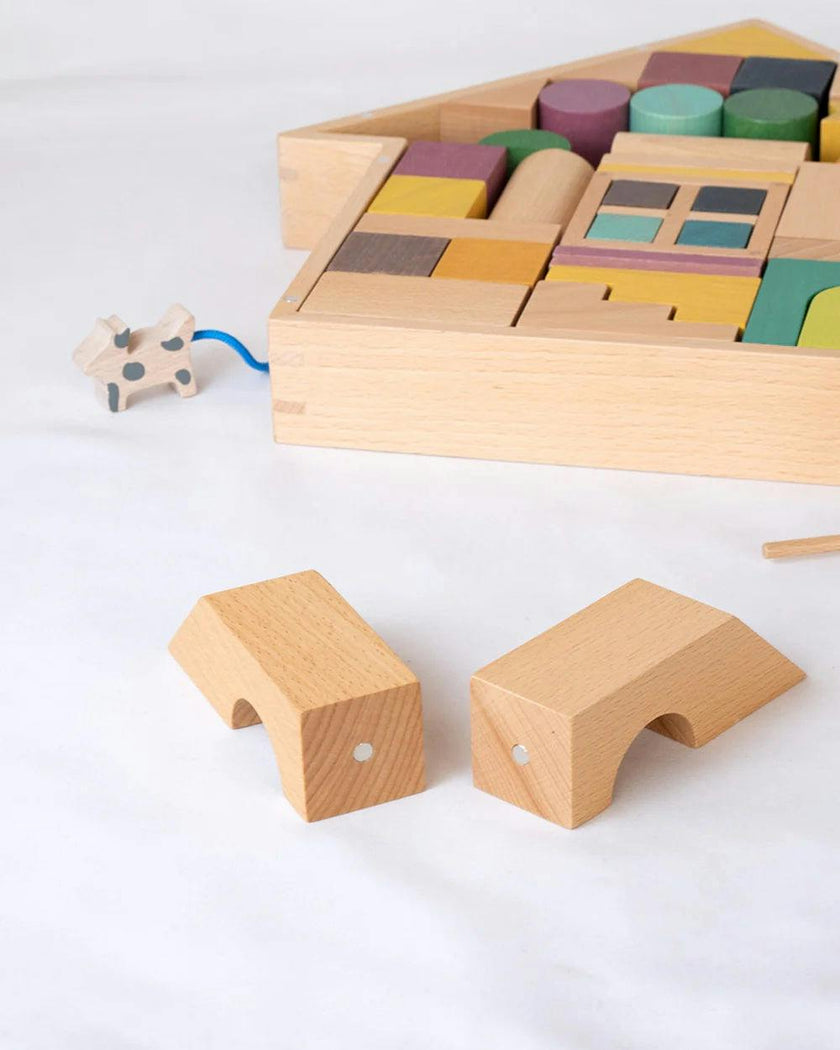Tsumiki tidy toy block set house