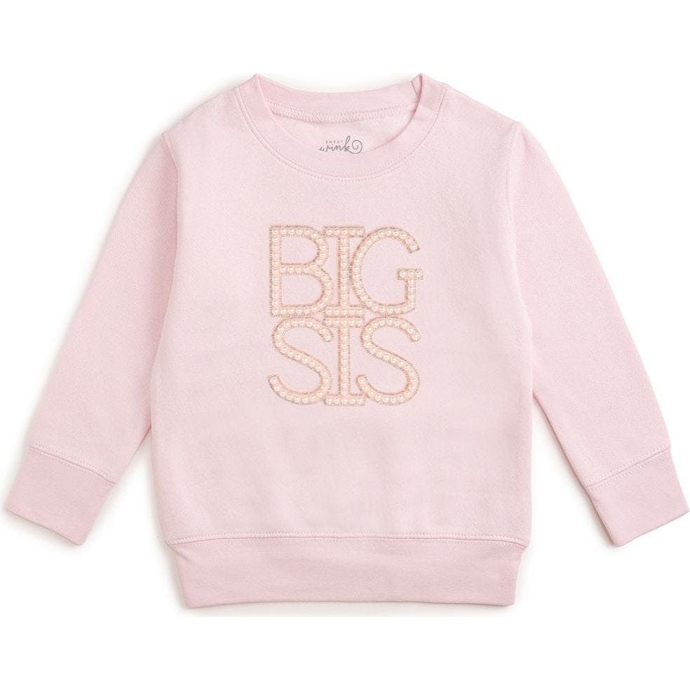 Big Sis Pearl Patch Sweatshirt - Ballet