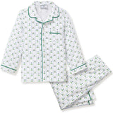 Kid's Twill Pajama Set in Fairway Stripe