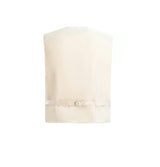 Beige Vest & Bow Tie Set