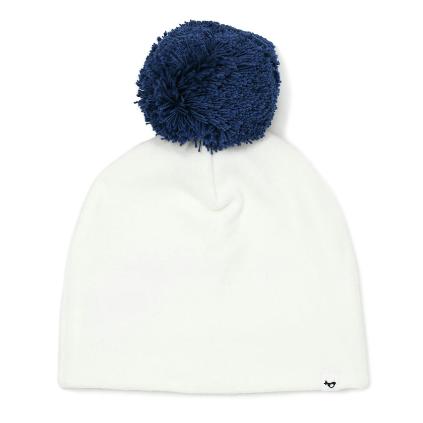 Denim Pom Hat