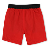 Boys Red Logo Swimshorts