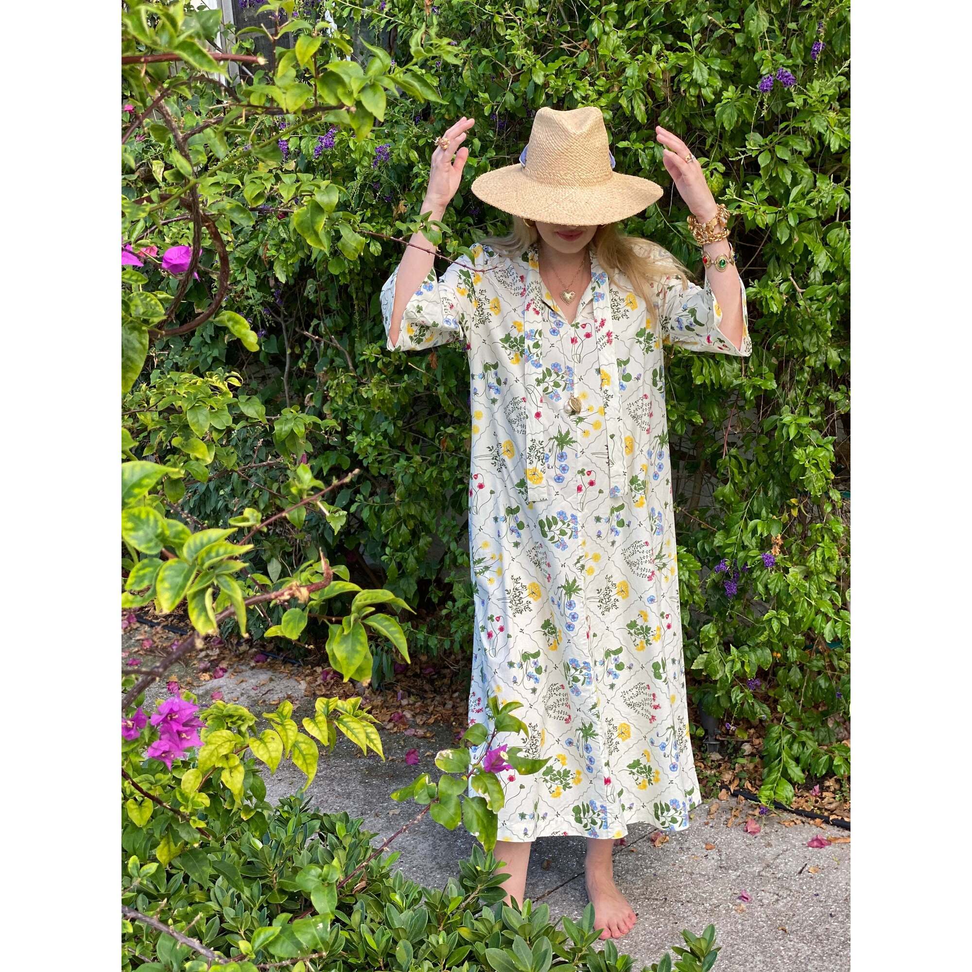 Women'S Oleander Antique Eyelet Lace Ribbon Sun Hat