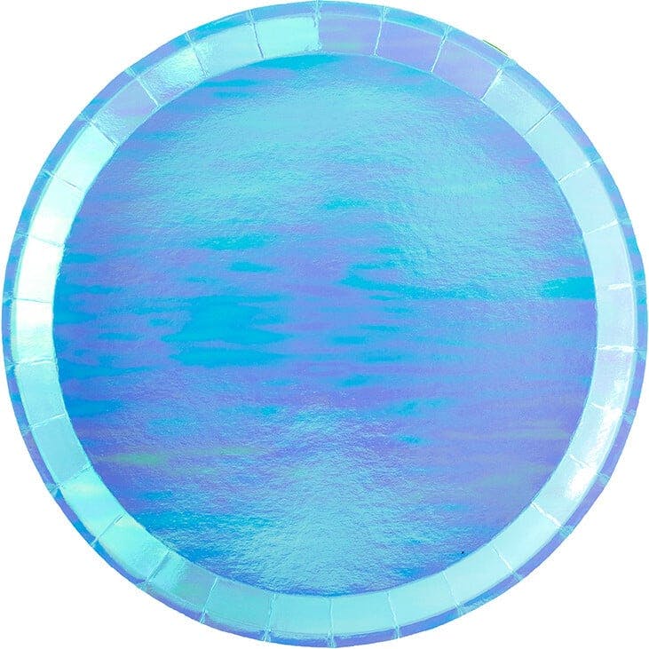 Posh Bubble Mint Round Plates - 2 Size Options