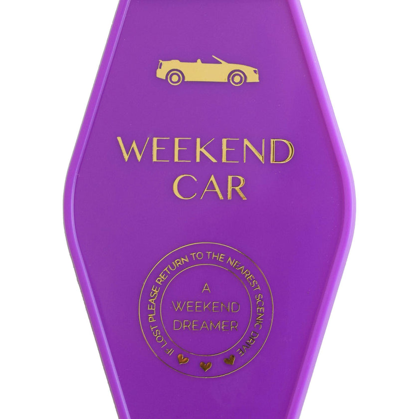 Weekend Car Keychain