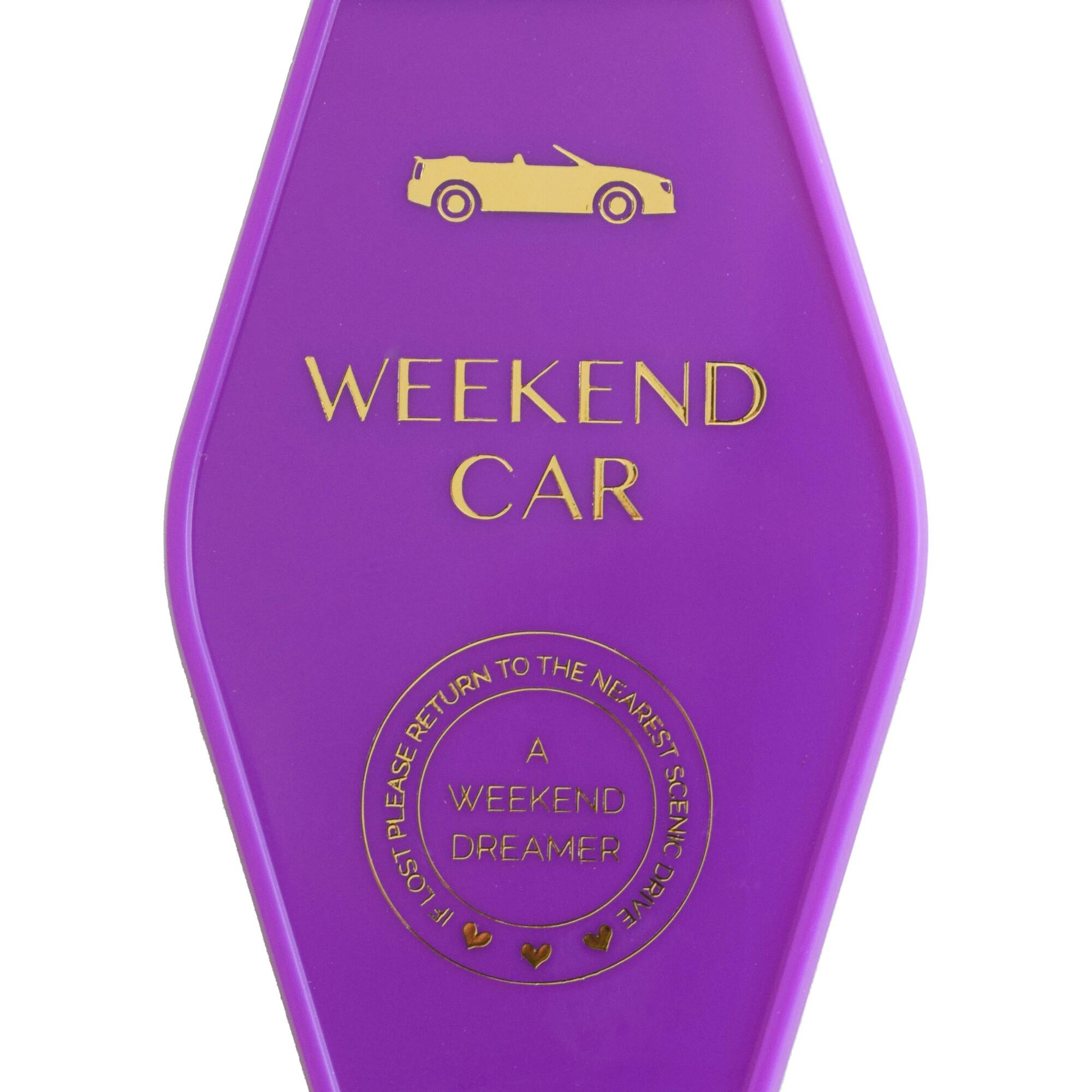 Weekend Car Keychain