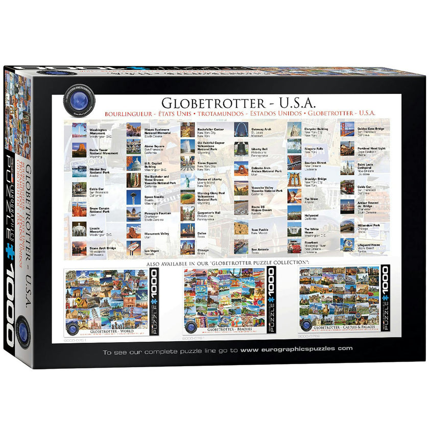 Globetrotter USA - 1000 PC Puzzle
