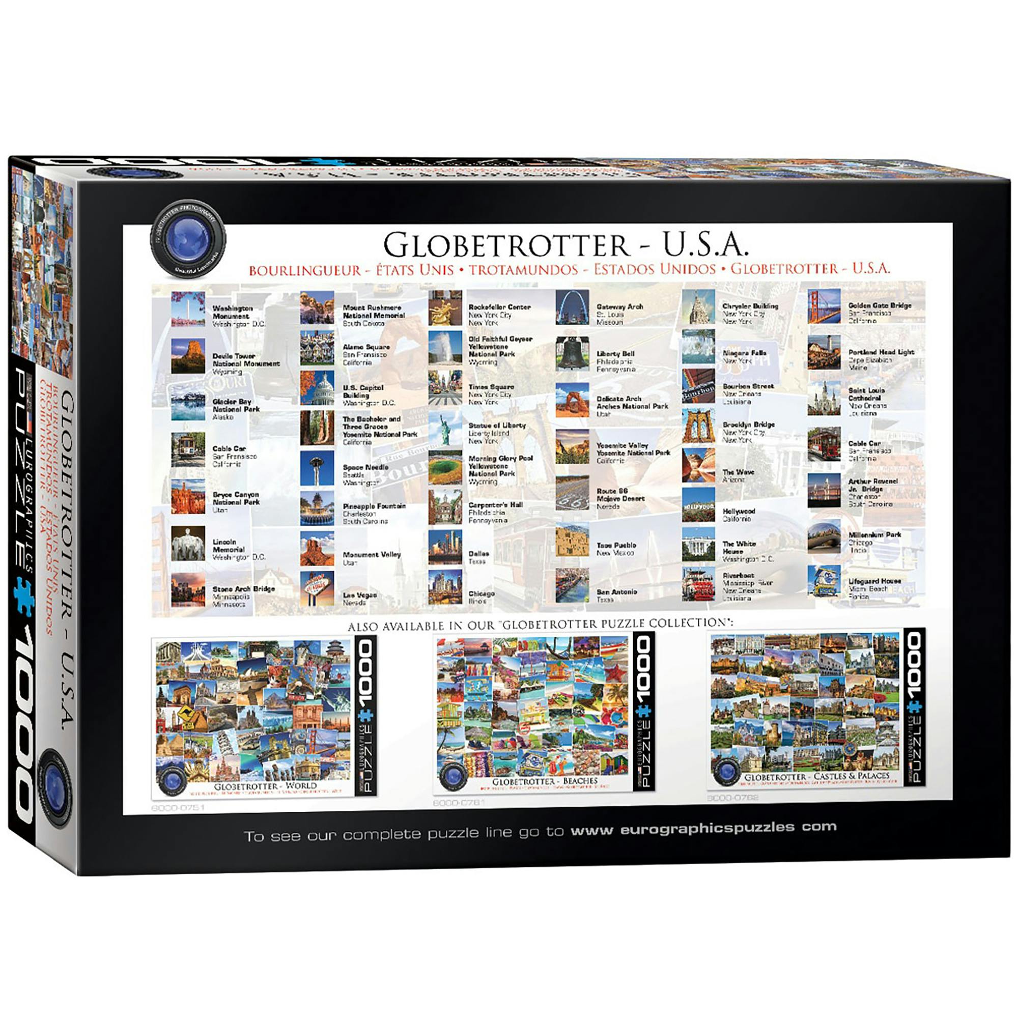 Globetrotter USA - 1000 PC Puzzle