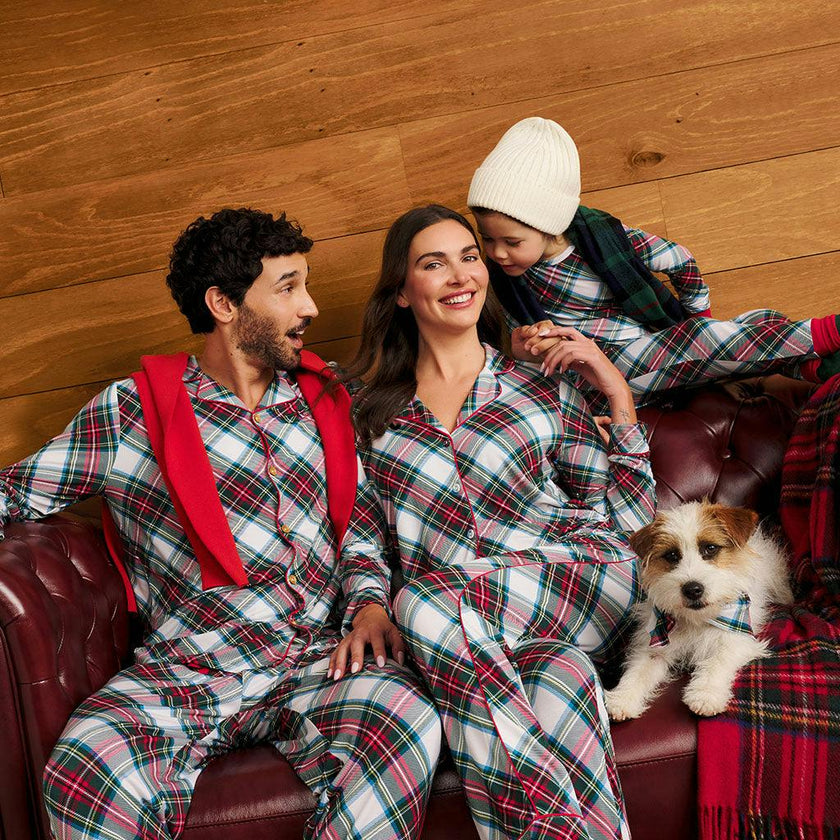 Portia Plaid Women's Luxe Pajama Pant Set