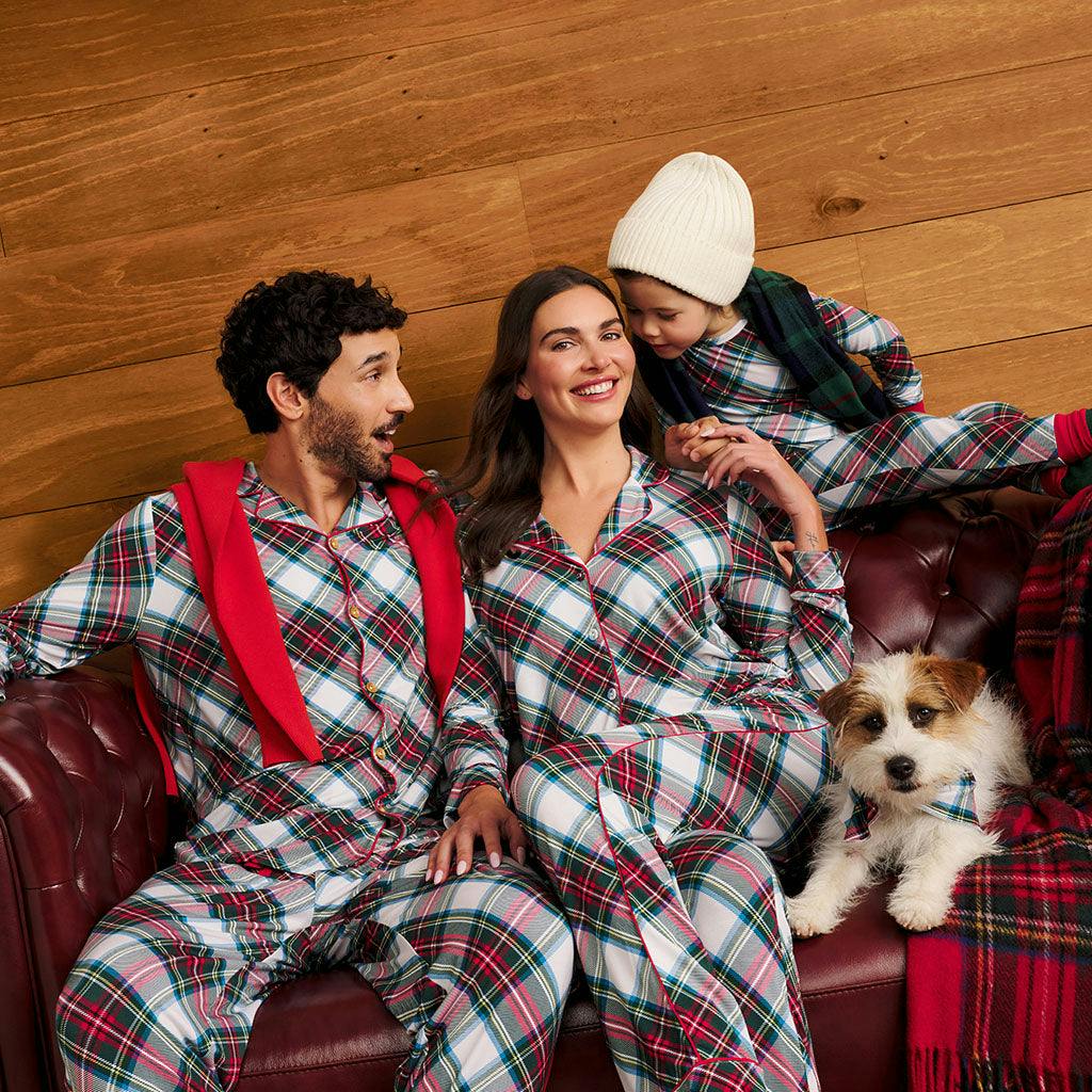 Portia Plaid Women's Luxe Pajama Pant Set