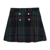 Organic Double Button Skirt