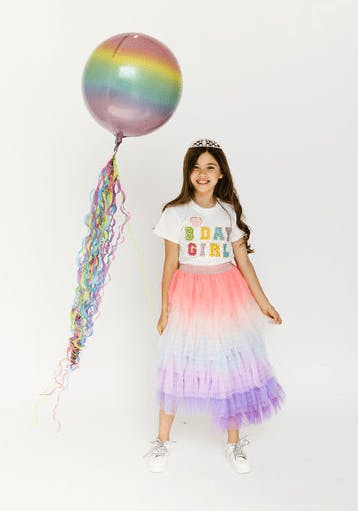 Cotton Candy Ruffled Tire Maxi Tutu