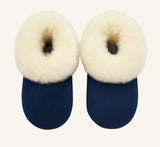 Kids Genuine Alpaca Fur Slippers | Handmade in Peru | Naturally Hypoallergenic | Lavender Plum