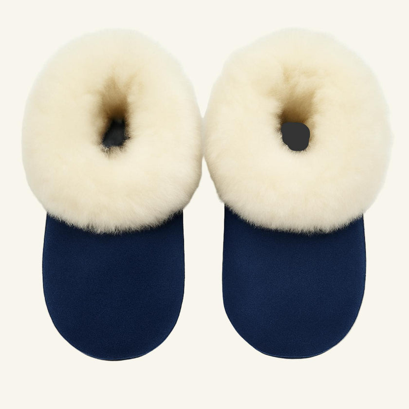 Alpaca Fur Baby and Kids Booties Slippers in Golden Honey