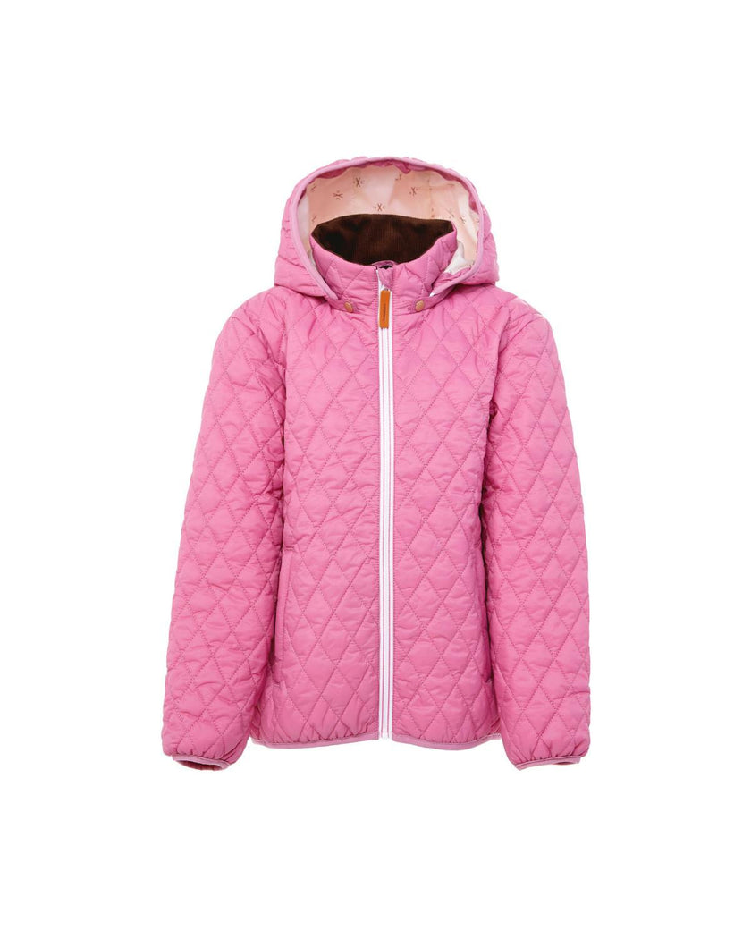 Women's Rose Pink Quilted Puffer Jacket